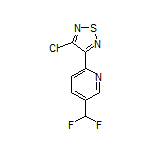 3-Chloro-4-[5-(difluoromethyl)pyridin-2-yl]-1,2,5-thiadiazole