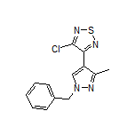 3-(1-Benzyl-3-methyl-1H-pyrazol-4-yl)-4-chloro-1,2,5-thiadiazole