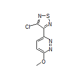 3-Chloro-4-(6-methoxypyridazin-3-yl)-1,2,5-thiadiazole