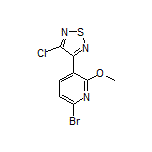 3-(6-Bromo-2-methoxypyridin-3-yl)-4-chloro-1,2,5-thiadiazole