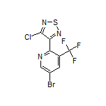 3-[5-Bromo-3-(trifluoromethyl)pyridin-2-yl]-4-chloro-1,2,5-thiadiazole