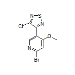 3-(6-Bromo-4-methoxypyridin-3-yl)-4-chloro-1,2,5-thiadiazole