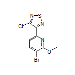 3-(5-Bromo-6-methoxypyridin-2-yl)-4-chloro-1,2,5-thiadiazole