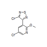 3-Chloro-4-(5-chloro-2-methoxypyridin-3-yl)-1,2,5-thiadiazole