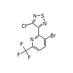 3-[3-Bromo-6-(trifluoromethyl)pyridin-2-yl]-4-chloro-1,2,5-thiadiazole