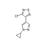 3-Chloro-4-(1-cyclopropyl-1H-pyrazol-4-yl)-1,2,5-thiadiazole