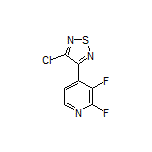 3-Chloro-4-(2,3-difluoropyridin-4-yl)-1,2,5-thiadiazole