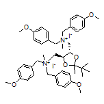 N,N’-[[(4S,5S)-2-(tert-Butyl)-2-methyl-1,3-dioxolane-4,5-diyl]bis(methylene)]bis[N-(4-methoxybenzyl)-1-(4-methoxyphenyl)-N-methylmethanaminium] Iodide