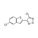 3-Chloro-4-(5-chlorobenzo[b]thiophen-2-yl)-1,2,5-thiadiazole