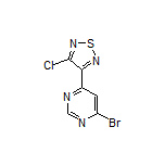 3-(6-Bromopyrimidin-4-yl)-4-chloro-1,2,5-thiadiazole