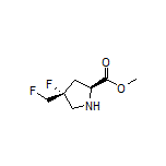 Methyl (2S,4R)-4-Fluoro-4-(fluoromethyl)pyrrolidine-2-carboxylate