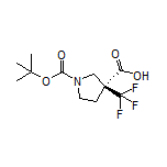 (S)-1-Boc-3-(trifluoromethyl)pyrrolidine-3-carboxylic Acid