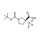 (R)-1-Boc-3-(trifluoromethyl)pyrrolidine-3-carboxylic Acid