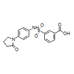 3-[N-[4-(2-Oxopyrrolidin-1-yl)phenyl]sulfamoyl]benzoic Acid