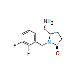 5-(Aminomethyl)-1-(2,3-difluorobenzyl)pyrrolidin-2-one