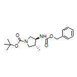 (3S,4R)-1-Boc-N-Cbz-4-methylpyrrolidin-3-amine