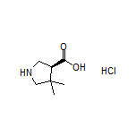 (S)-4,4-Dimethylpyrrolidine-3-carboxylic Acid Hydrochloride