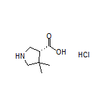 (R)-4,4-Dimethylpyrrolidine-3-carboxylic Acid Hydrochloride