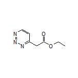 Ethyl 2-(1,2,3-Triazin-4-yl)acetate