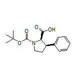 (2R,3R)-1-Boc-3-phenylpyrrolidine-2-carboxylic Acid