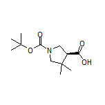 (S)-1-Boc-4,4-dimethylpyrrolidine-3-carboxylic Acid