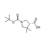 (R)-1-Boc-4,4-dimethylpyrrolidine-3-carboxylic Acid