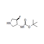 (3R,4R)-N-Boc-4-fluoropyrrolidin-3-amine