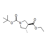 Ethyl (3S,4S)-1-Boc-4-methylpyrrolidine-3-carboxylate