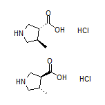 trans-4-Methylpyrrolidine-3-carboxylic Acid Hydrochloride