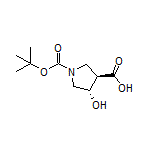 (3R,4S)-1-Boc-4-hydroxypyrrolidine-3-carboxylic Acid