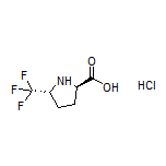 (2R,5R)-5-(Trifluoromethyl)pyrrolidine-2-carboxylic Acid Hydrochloride