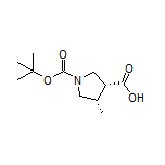 (3R,4S)-1-Boc-4-methylpyrrolidine-3-carboxylic Acid