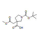 1-Boc-3-(2-methoxy-2-oxoethyl)pyrrolidine-3-carboxylic Acid