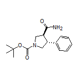 (3S,4R)-1-Boc-4-phenylpyrrolidine-3-carboxamide