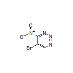 5-Bromo-4-nitro-1,2,3-triazine