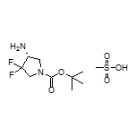 (R)-1-Boc-4,4-difluoropyrrolidin-3-amine Methanesulfonate