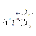 Methyl 2-Amino-2-[2-(Boc-amino)-5-chlorophenyl]acetate