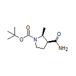 (2S,3S)-1-Boc-2-methylpyrrolidine-3-carboxamide