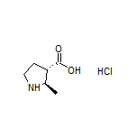 (2R,3S)-2-Methylpyrrolidine-3-carboxylic Acid Hydrochloride