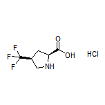 (2S,4S)-4-(Trifluoromethyl)pyrrolidine-2-carboxylic Acid Hydrochloride