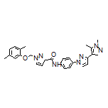 N-[4-(1’,5’-Dimethyl-1H,1’H-[3,4’-bipyrazol]-1-yl)phenyl]-1-[(2,5-dimethylphenoxy)methyl]-1H-pyrazole-3-carboxamide