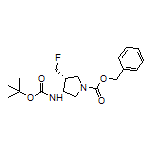 (3R,4R)-1-Cbz-N-Boc-4-(fluoromethyl)pyrrolidin-3-amine