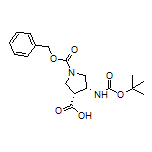 (3R,4R)-1-Cbz-4-(Boc-amino)pyrrolidine-3-carboxylic Acid