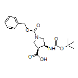 (3S,4S)-1-Cbz-4-(Boc-amino)pyrrolidine-3-carboxylic Acid