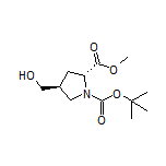 Methyl (2R,4S)-1-Boc-4-(hydroxymethyl)pyrrolidine-2-carboxylate