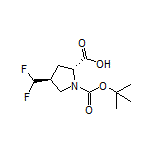 (2R,4S)-1-Boc-4-(difluoromethyl)pyrrolidine-2-carboxylic Acid