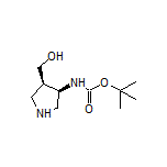 [(3R,4R)-4-(Boc-amino)pyrrolidin-3-yl]methanol