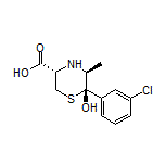 (3S,5S,6S)-6-(3-Chlorophenyl)-6-hydroxy-5-methylthiomorpholine-3-carboxylic Acid