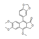 9-(Benzo[d][1,3]dioxol-5-yl)-4,6,7-trimethoxynaphtho[2,3-c]furan-1(3H)-one