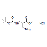 Methyl 3-Amino-2-[(Boc-amino)methyl]propanoate Hydrochloride